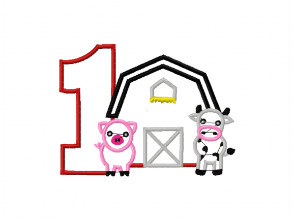 Barn Animals Number 1