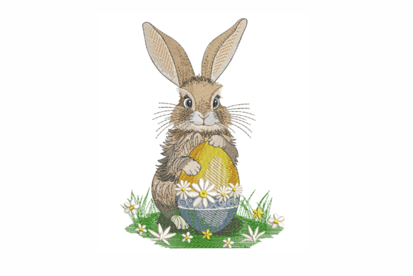 Bunny with Easter Egg