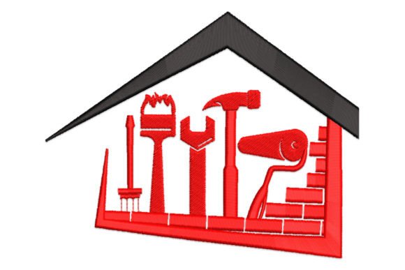 Construction Embroidery Design