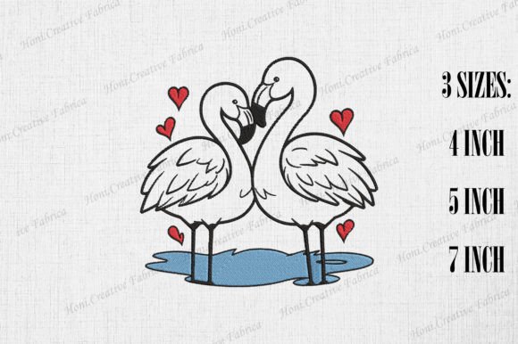 Cute Flamingo Couple Valentine’s Day