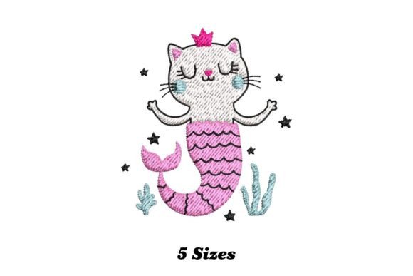 Funny Mermaid Cat: A Quirky Embroidery Design Worth Your Time?
