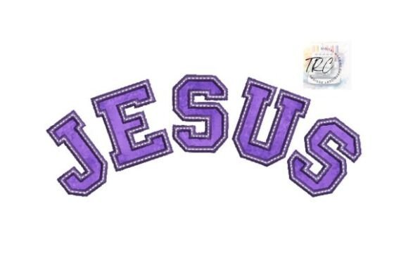Jesus Applique Design