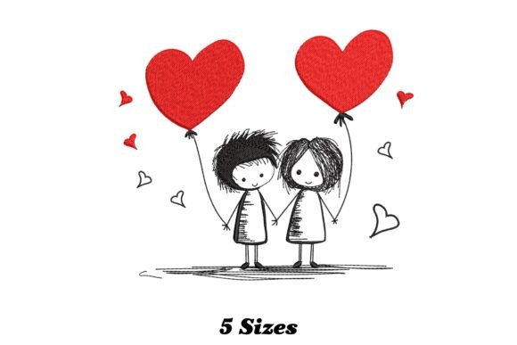 Romantic Couple Heart Shape