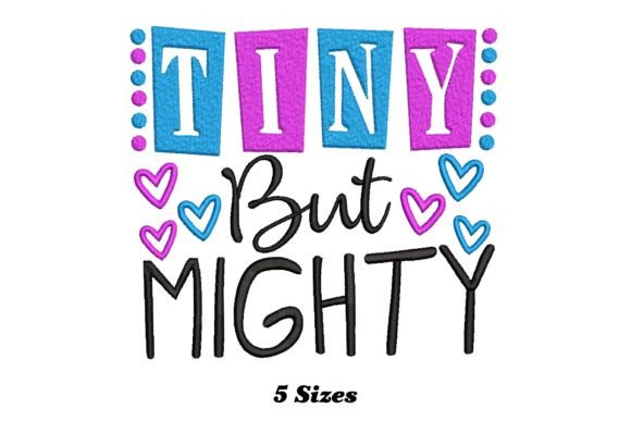 Tiny but Mighty: A Charming Embroidery Design for Meaningful Gifts