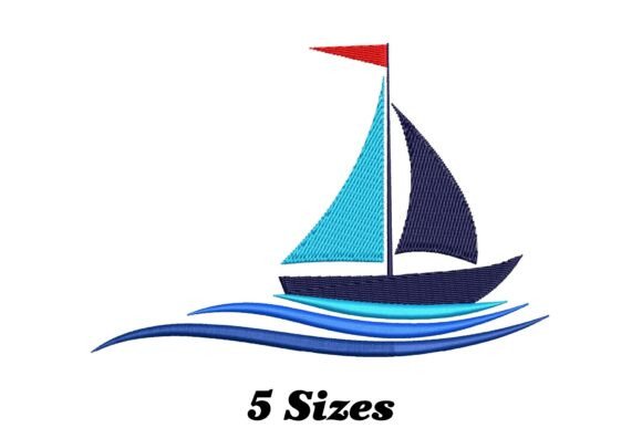 Water Wave Sailing Boat