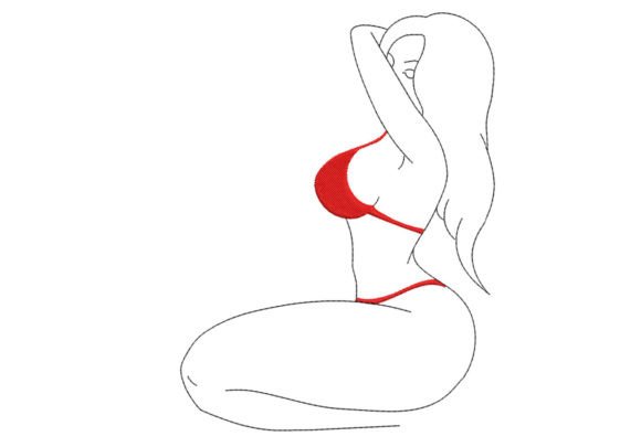 Woman Beauty Line Art Review